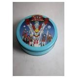 Vintage Captain Planet Metal Tin Box with Heroic Design