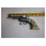 Vintage Cap Gun with Ornate Details and Ivory-Look Handle