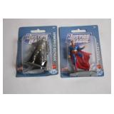 Set of 2 Justice League Action Figures: Armored Batman & Superman