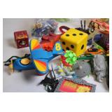 Collection of Assorted Vintage Toys and Miniatures