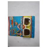 Vintage 1980s Wonder Woman Super Powers Sunglasses in Original Packaging