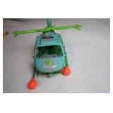 TMNT Turtle Copter Action Figure Vehicle - 12 Inch