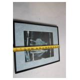 Framed Ethereal Artwork Print in Blue Tones