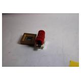 Vintage Western Stagecoach Tape Dispenser with Wooden Base