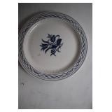 Vintage Ceramic Plate, Porcelain Vase, and Decorative Mask Set