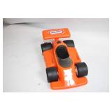 Little Tikes Vintage Orange Toy Race Car