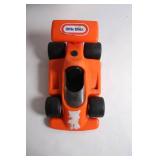 Little Tikes Vintage Orange Toy Race Car