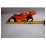 Little Tikes Vintage Orange Toy Race Car