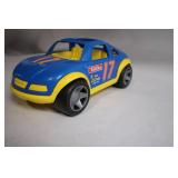 Tonka Blue Plastic Race Car with Yellow Accents - Number 17