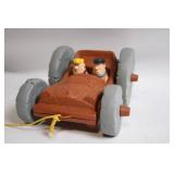 Fred Flintstone Pull Cord Toy Car