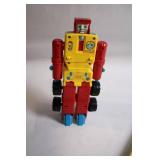 Vintage Playskool Transformers-Style Red & Yellow Toy