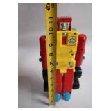 Vintage Playskool Transformers-Style Red & Yellow Toy