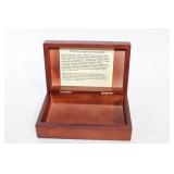 Wooden Display Box with Replica Gun that Shot Lincoln