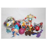 Large Lot of Mixed Action Figures and Toys