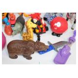 Large Lot of Mixed Action Figures and Toys
