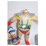 Large Lot of Mixed Action Figures and Toys