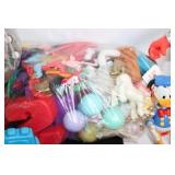 Large Lot of Mixed Action Figures and Toys