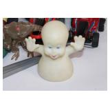 Assorted Lot of Vintage Toys and Trinkets including Cars and Figures