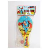 Superman Paddle Ball Set - Vintage Sealed