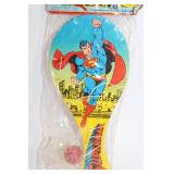 Superman Paddle Ball Set - Vintage Sealed