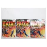 Set of 3 Vintage Mattel Commandos Underwater Demolition Team Action Figures