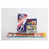 Assorted Collectible Items: Star Wars Scissors, Roger Rabbit Holder, Vintage Cigarette Holder