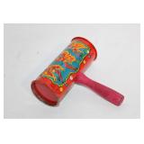 Vintage Tin Noisemaker with Colorful Clown Design