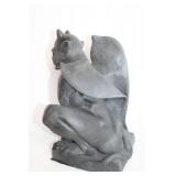 Detailed Gargoyle Statue with Intricate Features