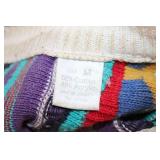 Colorful Vintage Coogi Style Sweater Size M