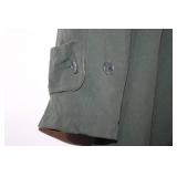 Jones New York Green Trench Coat with Checkered Lining