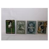 Collection of 8 Vintage Artistic Playing Cards