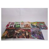 Collection of Vintage Eclipse and DC Comics Promotional Flyers (1984-1986)