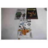 Collection of 4 Comic Books Featuring The Incredible Hulk, Zombies, and More