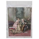 Music of Love Vintage Art Print