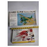Set of 2 Model Airplane Kits: Laird Super Solution & Gee Bee Racer
