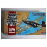 Set of 2 Monogram Model Kits: P-51 Mustang and F-105D Thunderchief