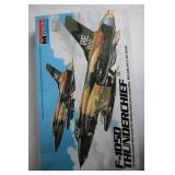 Set of 2 Monogram Model Kits: P-51 Mustang and F-105D Thunderchief