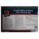 Mickey & Minnie 10 Light Christmas Tree Trimmer Set