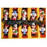 Mickey & Minnie 10 Light Christmas Tree Trimmer Set