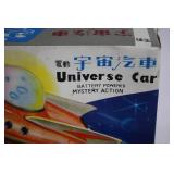 Vintage Battery Powered Universe Car Toy with Original Box
