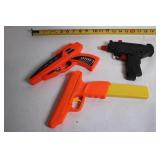 Set of 3 Toy Dart Guns with Accessories