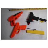 Set of 3 Toy Dart Guns with Accessories