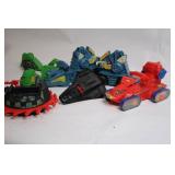 Lot of 7 Vintage Robotix Space Vehicles
