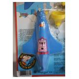 Vintage 1987 Superman Water Rocket Space Shuttle Toy