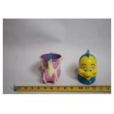 Set of 2 Disney Character Mugs Featuring Pegasus and Flounder