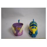Set of 2 Disney Character Mugs Featuring Pegasus and Flounder