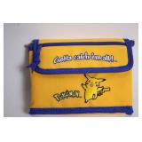 Vintage 1999 PokÃ©mon Pikachu Pouch with Embroidered Design