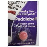 1985 Madballs Skull Face Paddleball Game