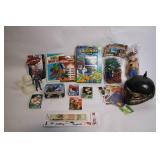 Mixed Lot of Vintage Toys Including Hulk Mad Libs and Digimon Cards