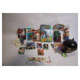 Mixed Lot of Vintage Toys Including Hulk Mad Libs and Digimon Cards
